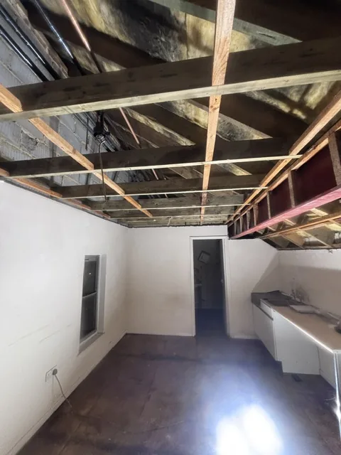 Controlled artex plasterboard strip-out in Highbury